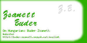 zsanett buder business card